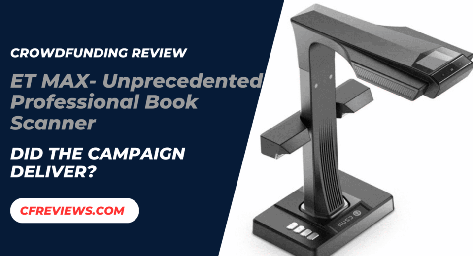 ET MAX- Unprecedented Professional Book Scanner