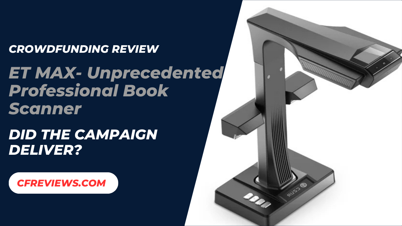 ET MAX- Unprecedented Professional Book Scanner