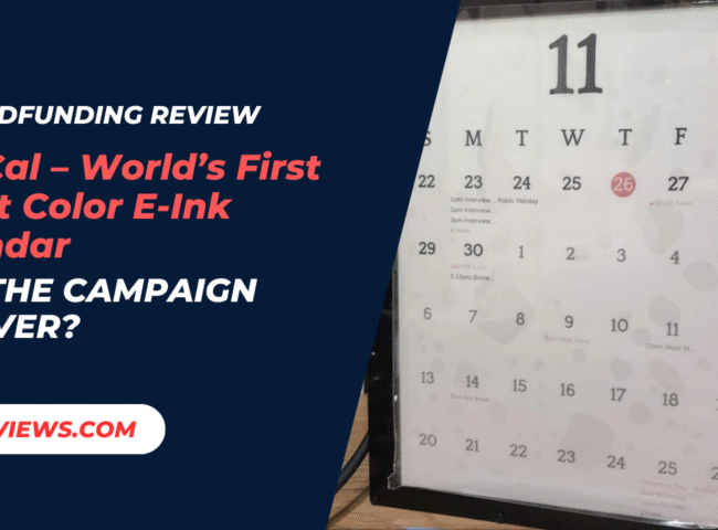 eInkCal – World’s First Smart Color E-Ink Calendar