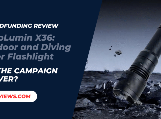 DeepLumin X36: Outdoor and Diving Laser Flashlight