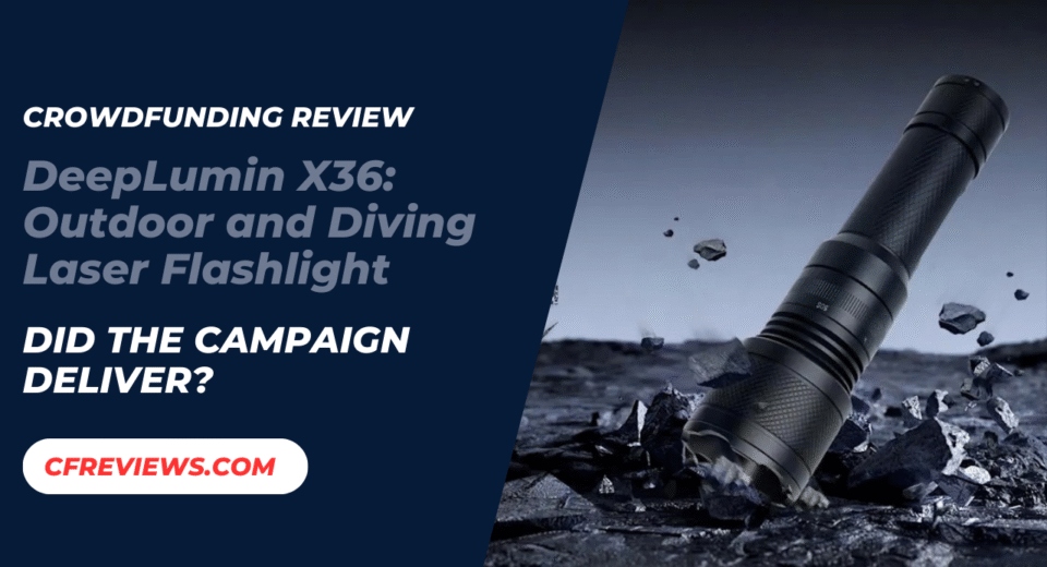 DeepLumin X36: Outdoor and Diving Laser Flashlight