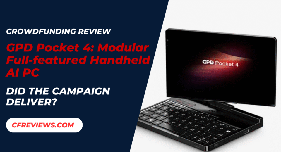 GPD Pocket 4: Modular Full-featured Handheld AI PC