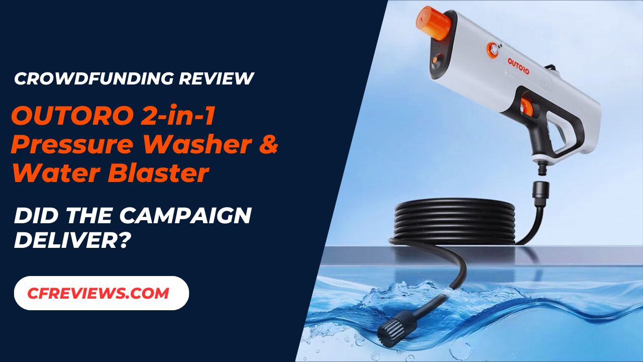 OUTORO 2-in-1 Pressure Washer & Water Blaster