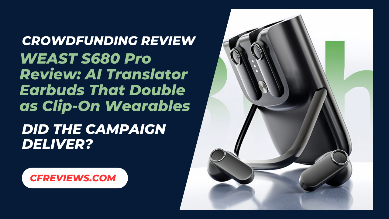 WEAST S680 Pro Review: AI Translator Earbuds That Double as Clip-On Wearables
